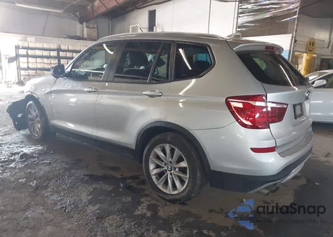 2017 BMW X3 Sdrive28I z USA, uszkodzony, nr VIN 5UXWZ7C33H0X41106